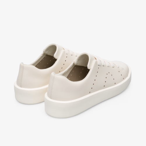 Camper Courb Womens Sneakers US-07251 Cream Sale Clearance USA